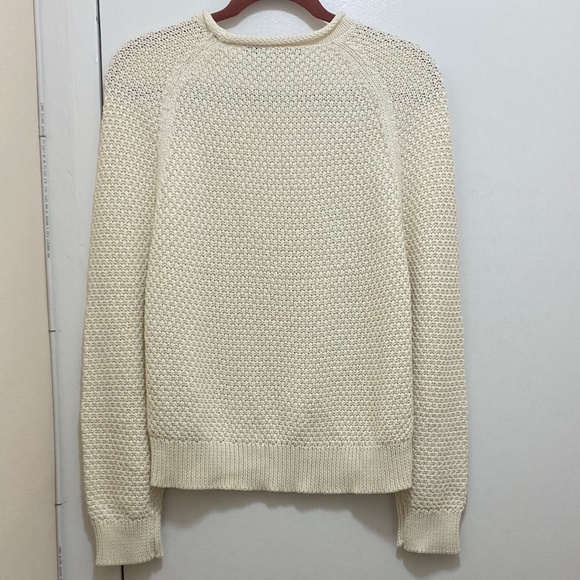 NWOT Lauren Ralph Lauren Long Sleeves Crew Neck Open Knit Sweater Size Large. - Picture 2 of 10